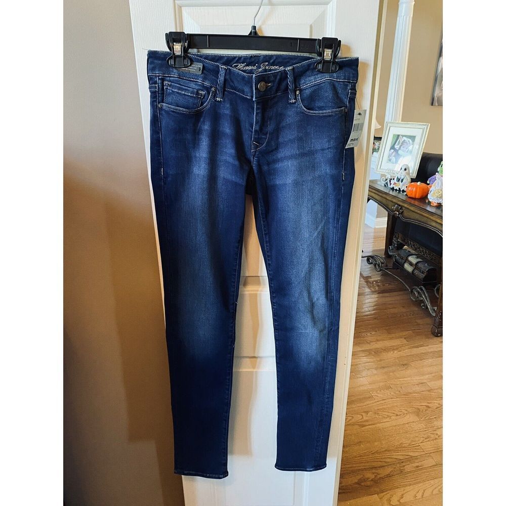Mavi‎ Jeans Serena Low-Rise Super Skinny Women's Jeans Size 27/33 NWT   A75